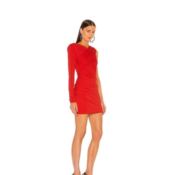 DUNDAS x REVOLVE Siouxsie Mini Dress in Red - Picture 2 of 7